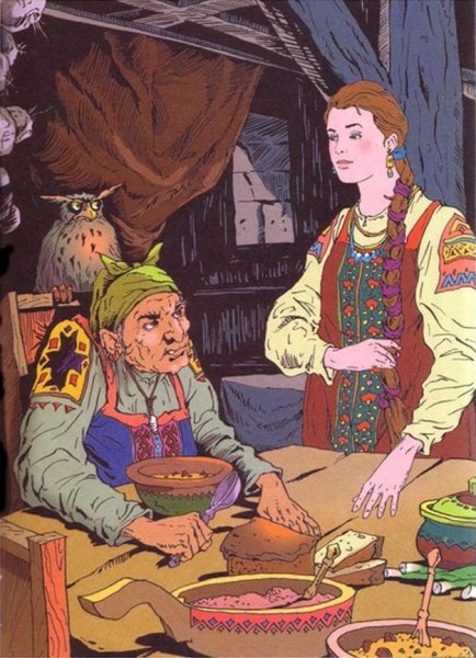 Василиса Премудрая и баба Яга