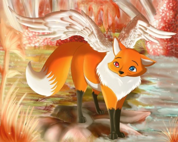 Кицунэ лиса WILDCRAFT