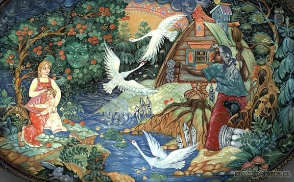 Русские народные сказки. Гуси-лебеди