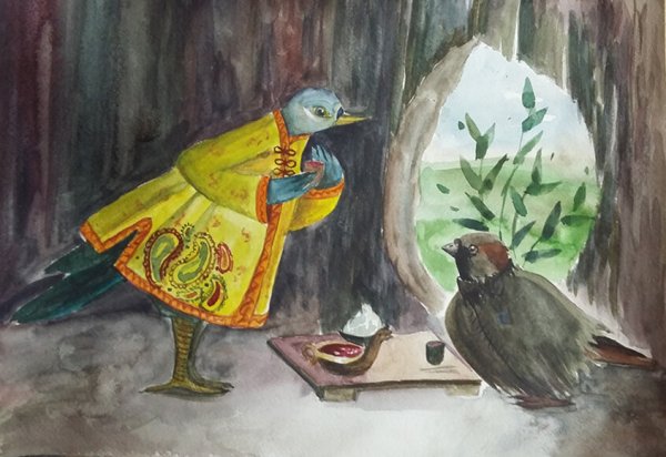 Орёл и Кукушка басня Крылова