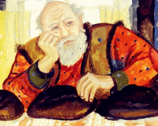 Старик домовничал