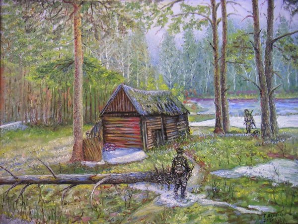 Симов Виктор Андреевич избушка в лесу