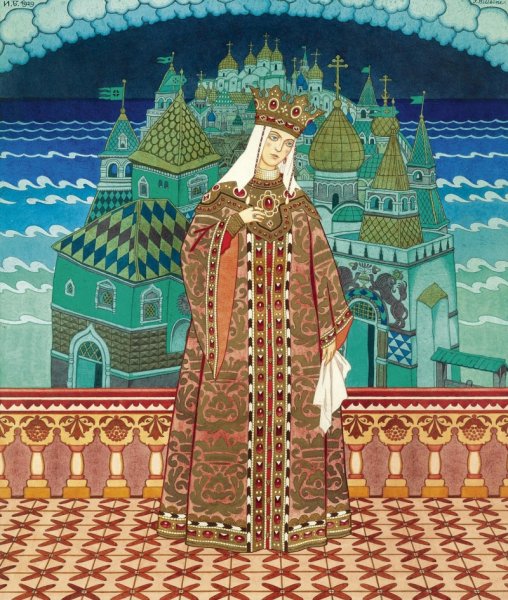 Иван Билибин царица Милитриса