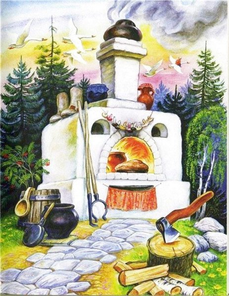 Арты печка из сказки (69 фото)
