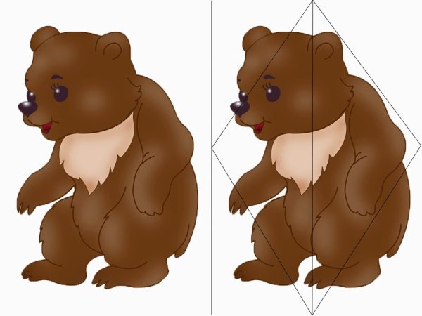 Медведь рисунок для детей