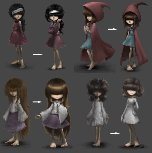 Little Nightmares леди арт