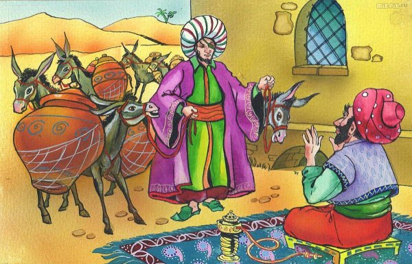 Сказка Али баба и 40 разбойников