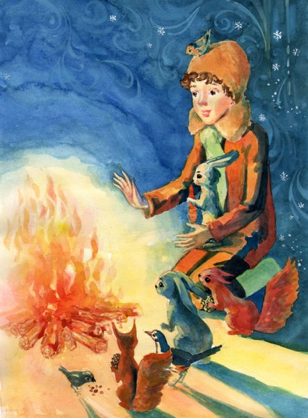 Рисунок два брата Евгений Шварц