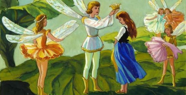 Андерсен Дюймовочка и Эльф