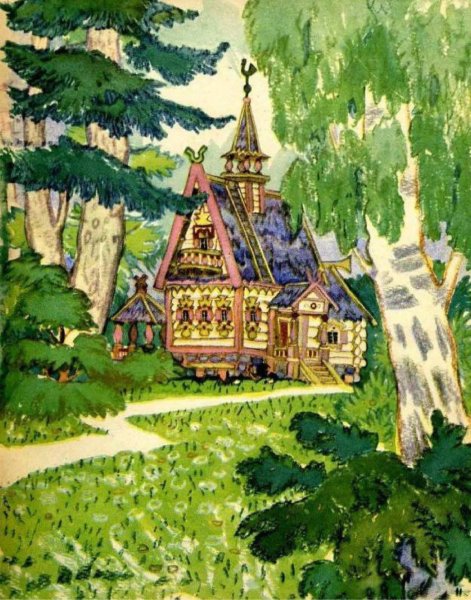 Терем древняя Русь лес