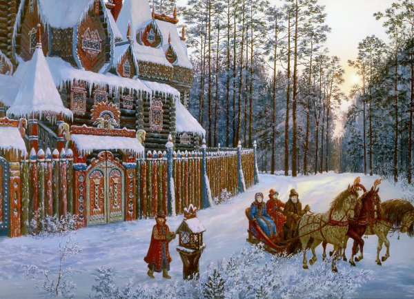 Картины Всеволода Иванова Ведическая Русь