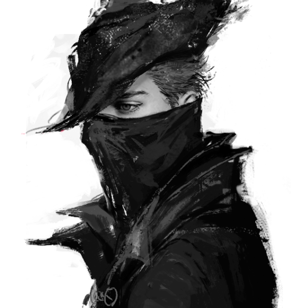 Bloodborne Hunter Art