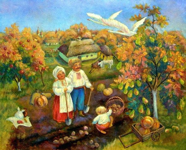 Осенний праздник картины