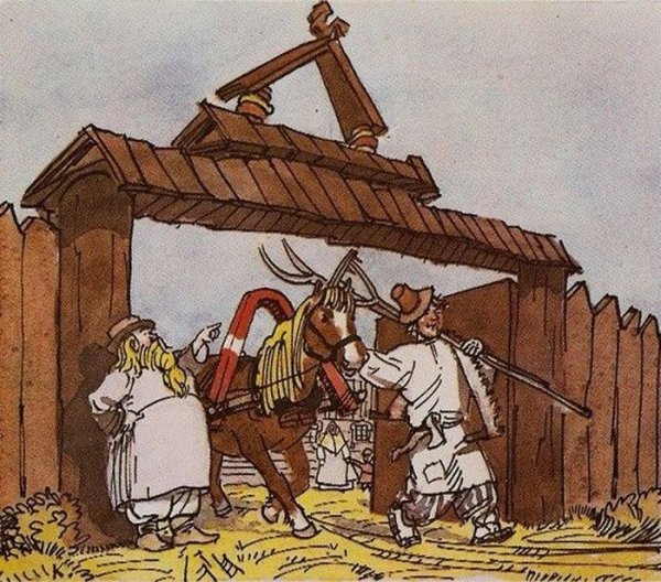 Иллюстрация к сказке умный работник