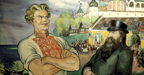 Пушкин сказка о Балде и работнике его Балде