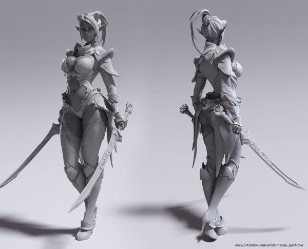 Lineage 2 Эльф блейд Дансер
