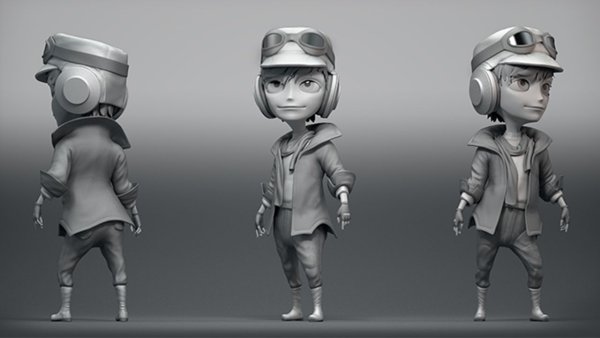 Homepage 3d model animation