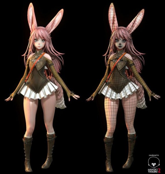 Tera Elin 3д