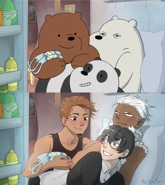 We bare Bears хуманизация