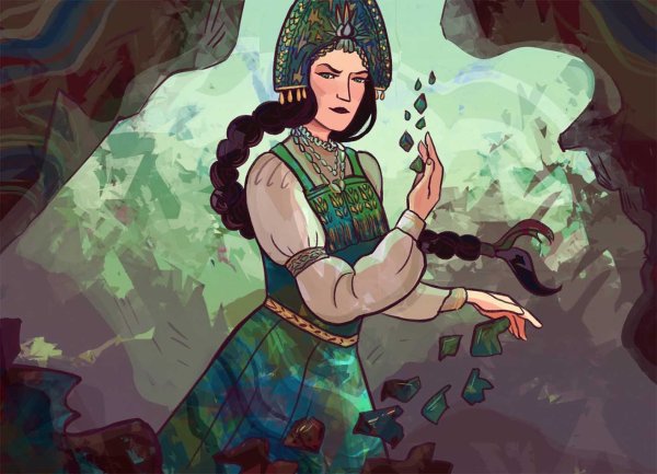 Малахитница медной горы хозяйка