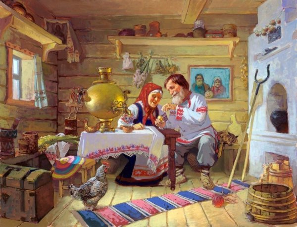 Деревенская усадьба у курочки Рябы