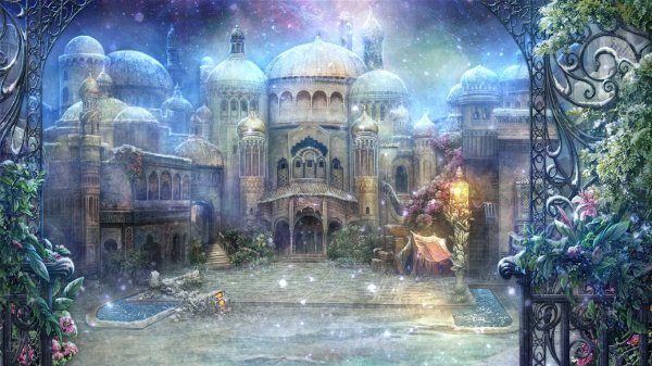 Дворец фэнтези арт Kazumasa Uchio
