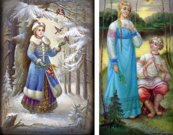Лель и Снегурочка Федоскино