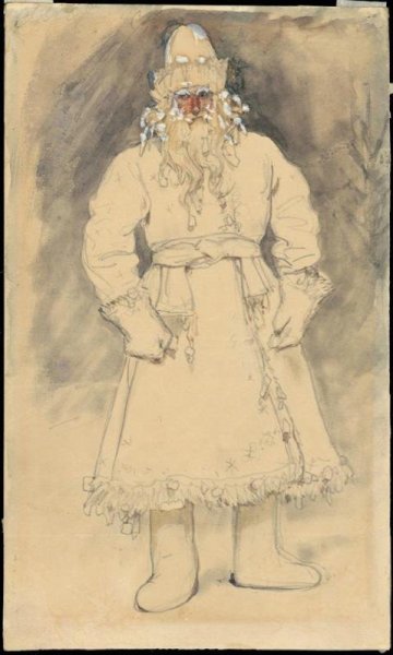 «Дед Мороз», в. м. Васнецов, 1885