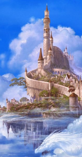Арты замков из сказок (69 фото)