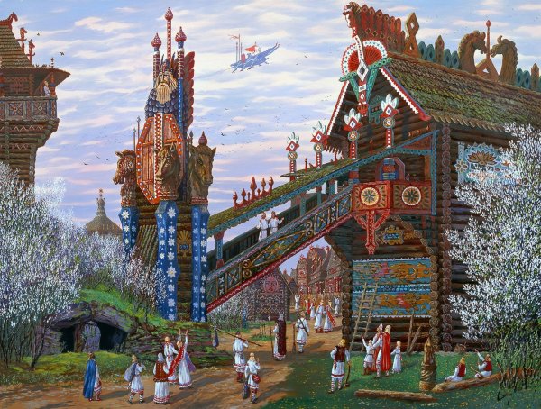 Всеволод Иванов художник Ведическая Русь