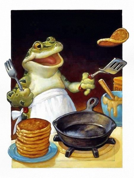 Лягушка блин
