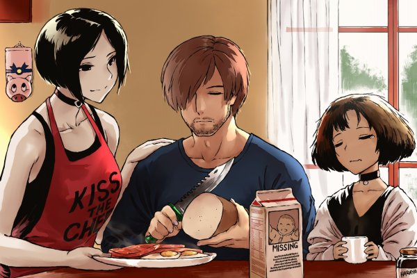 Ada Wong and Leon
