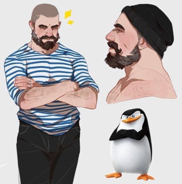 Шкипер Пингвин хуманизация