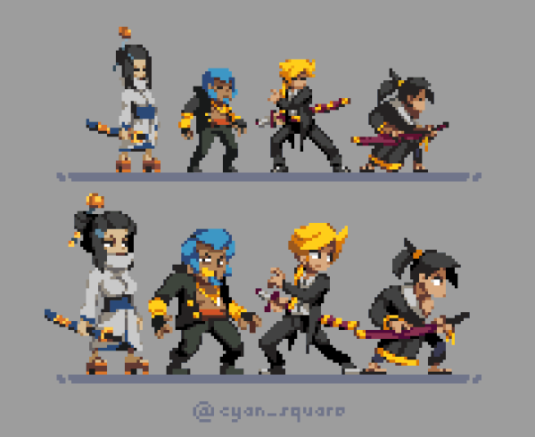 Katana Zero Zero Sprite