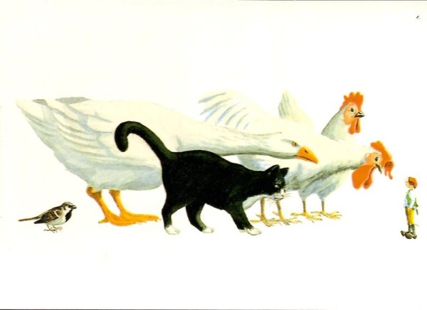 Нильс и кот