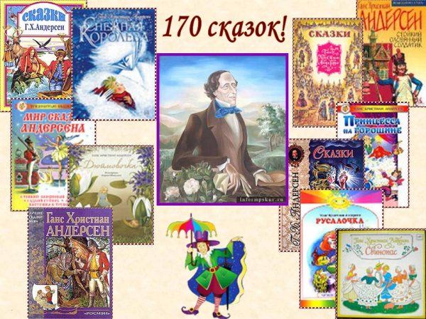 Ханс Кристиан Андерсен сказки список для детей
