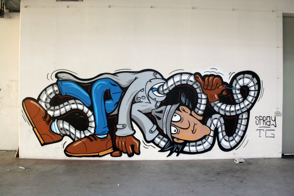 Стрит арт character