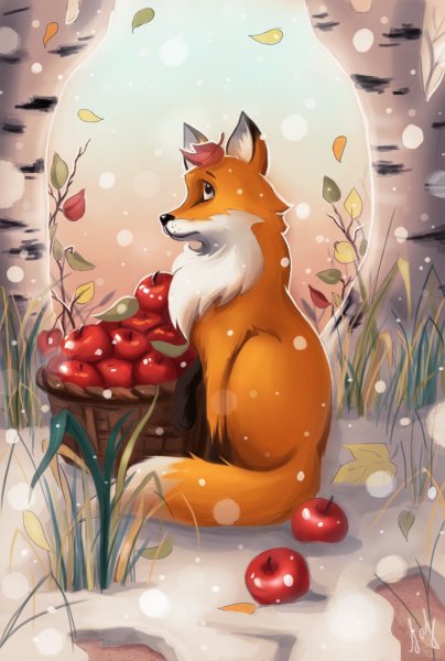 Новогодний Лисенок