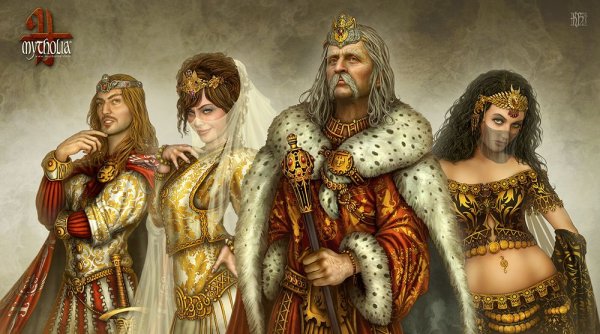 Семья средневековье арт