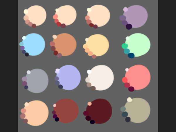 Палитра для кожи Paint Tool Sai