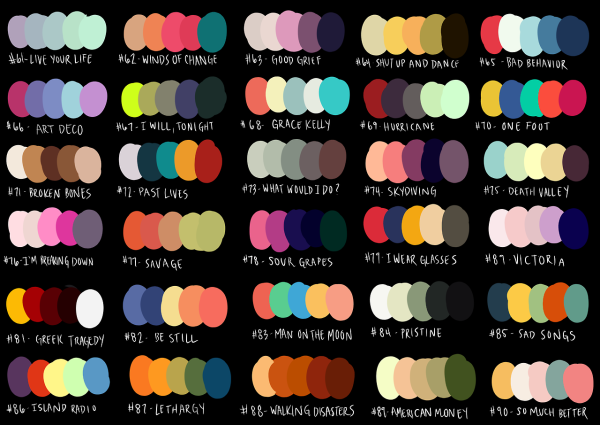 Палитры Palettes 1989