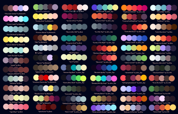 Арты цвета для персонажа (58 фото)