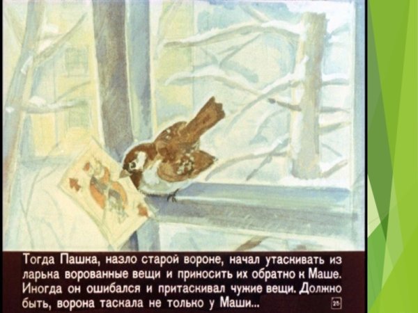 Растрёпанный Воробей тема произведения
