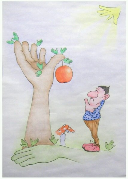 Рисунки глухих детей