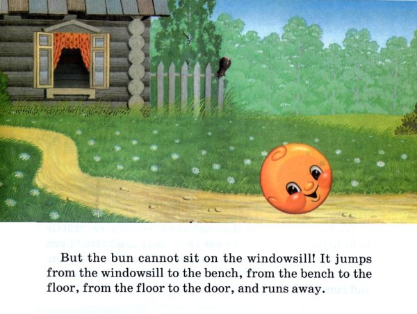 Колобок. The bun (на английском языке)