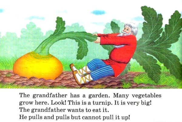 The Turnip сказка на английском языке