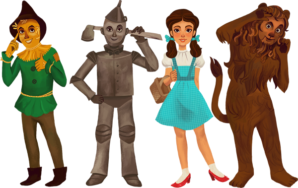 The Wizard of oz герои