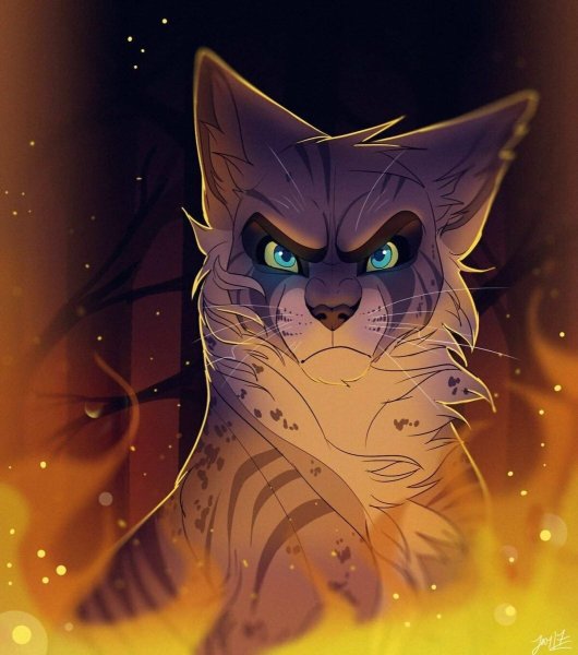 Коты Воители уголёк