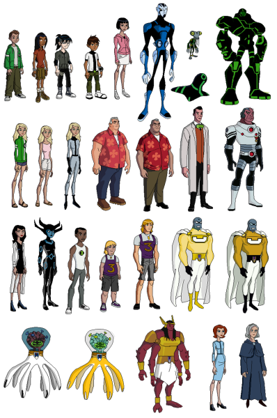 Ben 10 персонажи