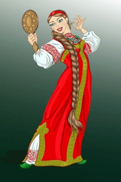 Девица Краса длинная коса